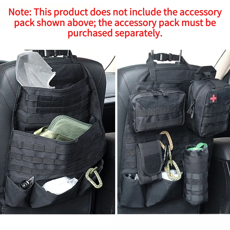 Outdoor Hunting Vehicle - Organizador Tático MOLLE para Encosto de
