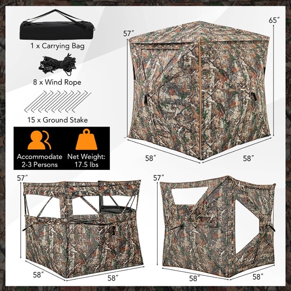 Hunting & Outdoor Supplies Carterton - Abrigo de Caça Desmontável 5 em