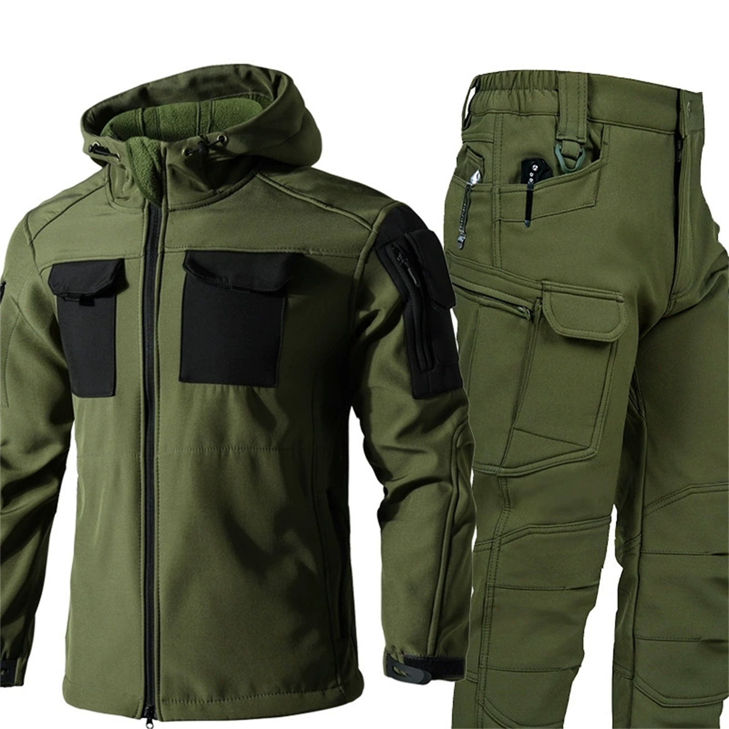 Inverno ao ar livre térmico ma - Camouflage Hunting Jacket avaliação e preço