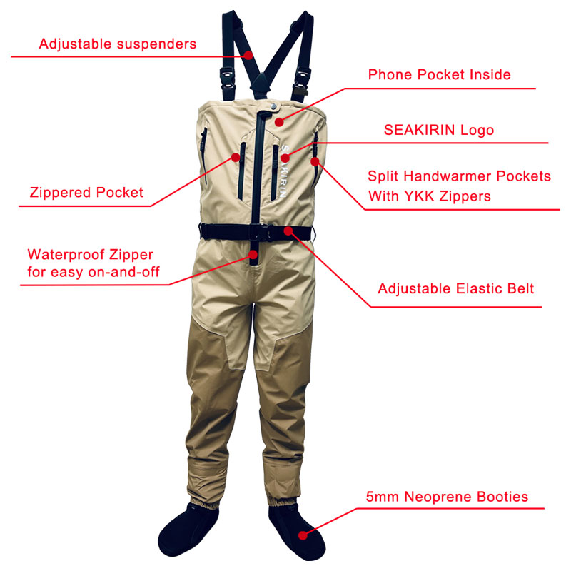 Waders de pesca respiráveis co - Fishing Waders Breathable avaliação e preço