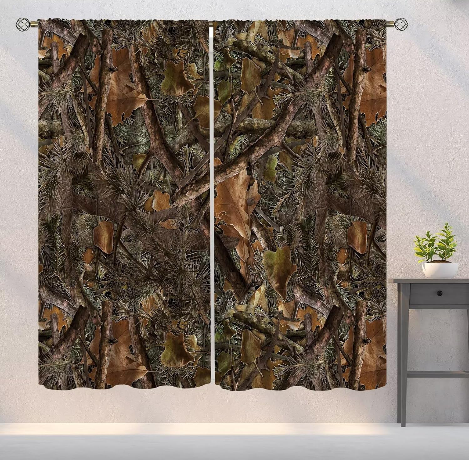 Cortinas blackout camufladas f - Hunting And Camping In Forest avaliação e preço