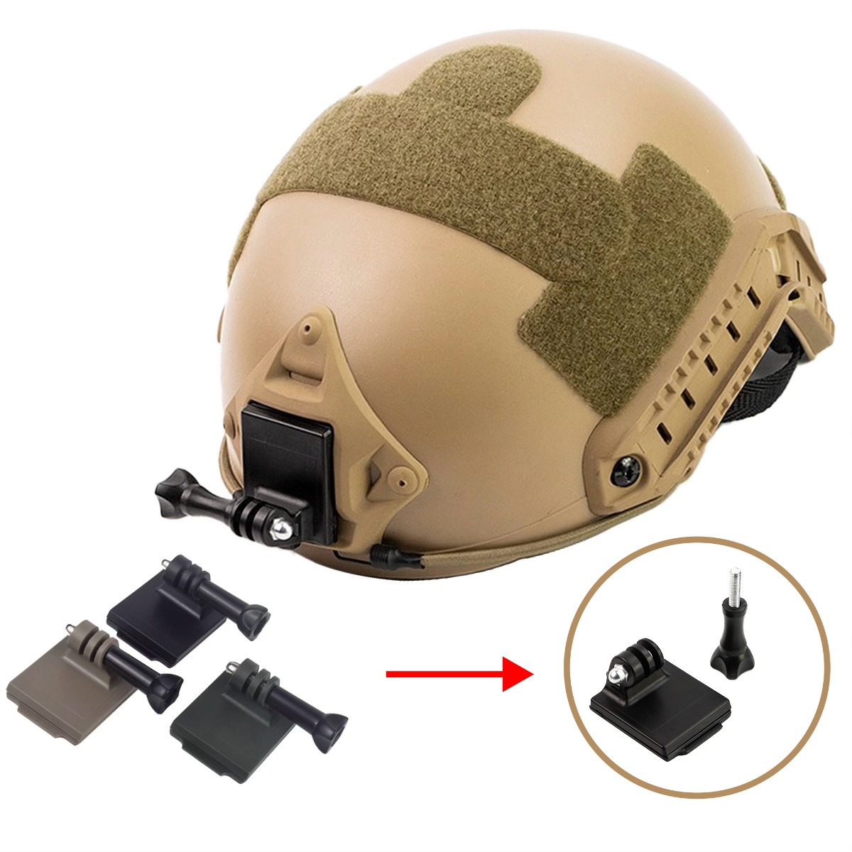 Adaptador de capacete tático r - Hunting Outdoor Camera avaliação e preço