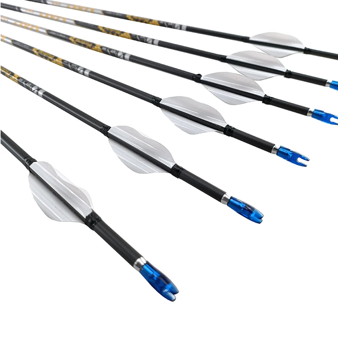 12pçs setas de carbono Sp350-1 - Hunting Bow Compound avaliação e preço