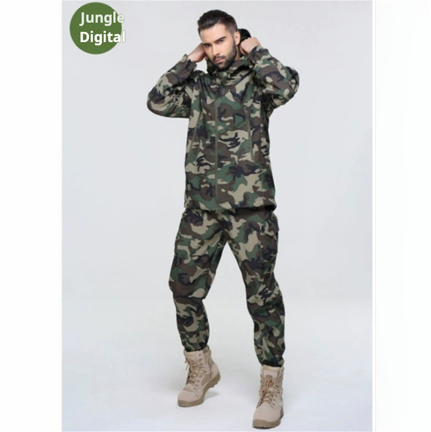 Uniforme de caça camuflado mas - Camouflage Hunting Jacket avaliação e preço