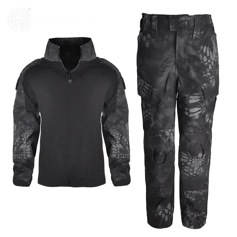 Crianças uniforme tático conju - Camouflage Hunting Jacket avaliação e preço