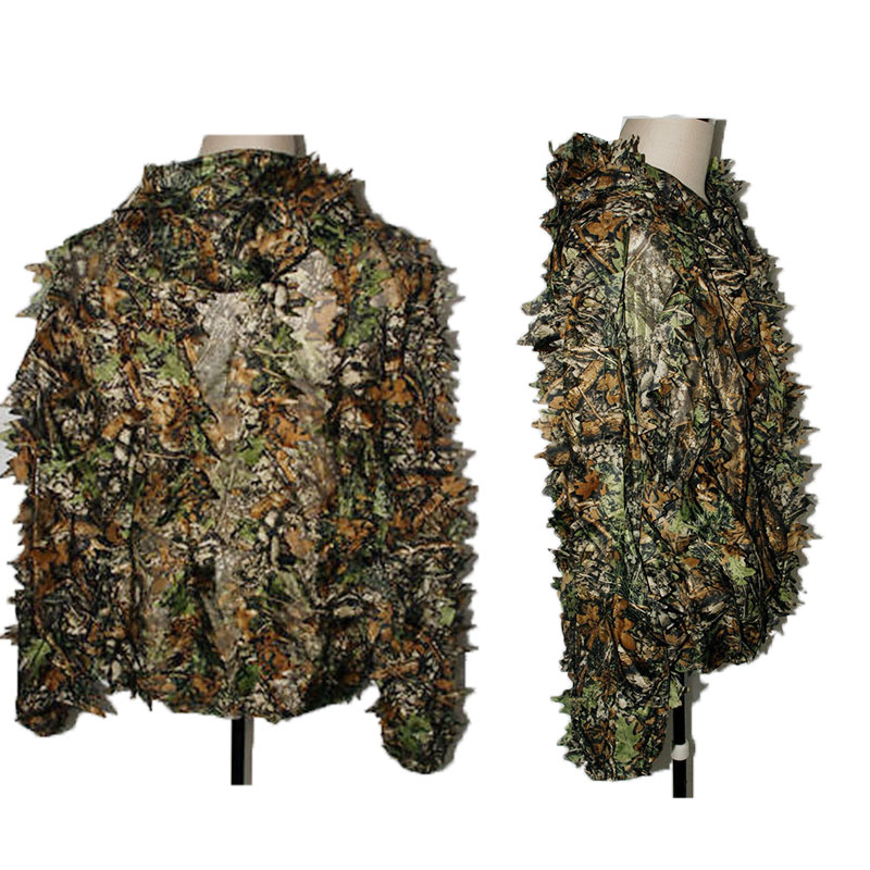 Ghillie Suit ao ar livre para  - Camouflage Hunting Jacket avaliação e preço
